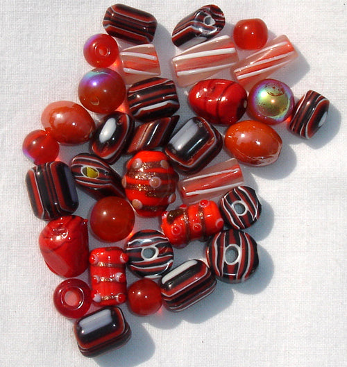 Mix glass beads