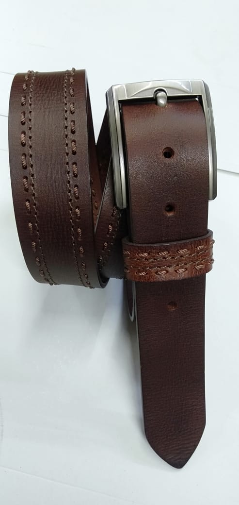 Leather belt