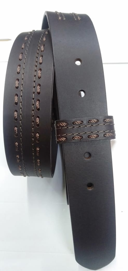 Leather belt