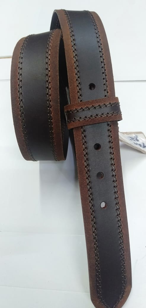 Leather belt
