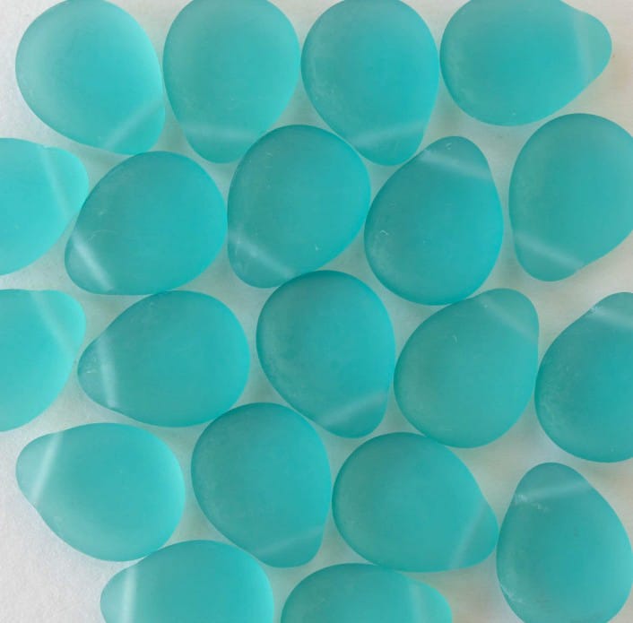 Frosted Glass Beads