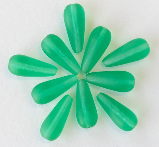 Frosted Glass Beads