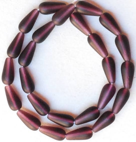 Frosted Glass Beads