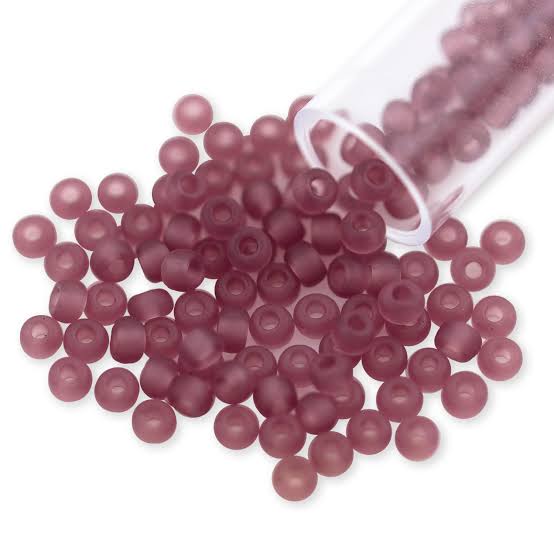 Frosted Glass Beads