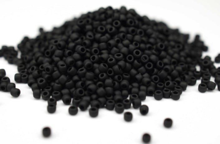 Frosted Glass Beads