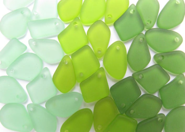 Frosted Glass Beads