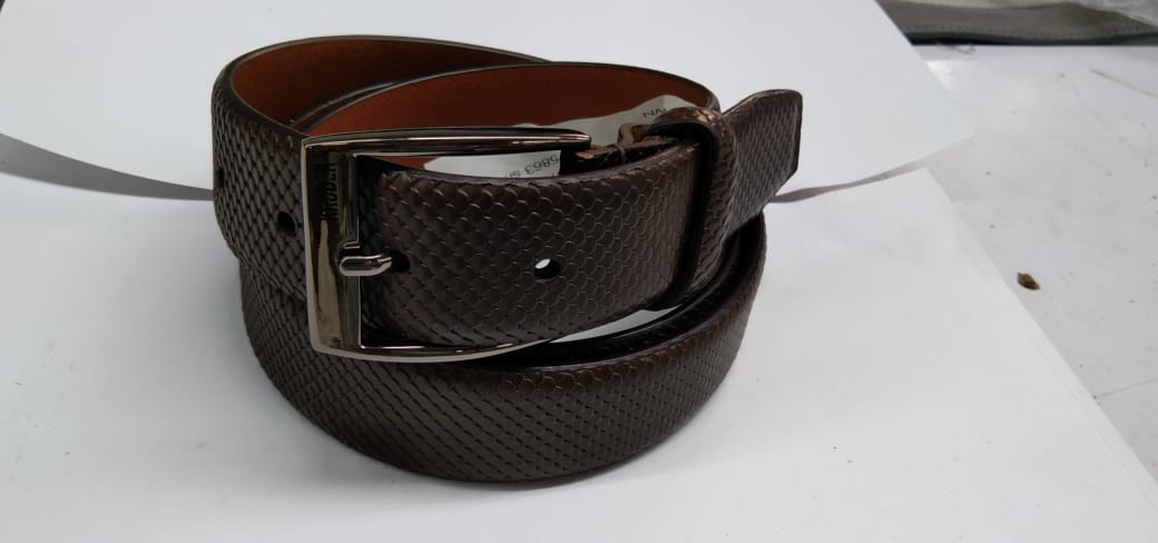 Leather belt